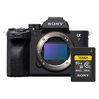 SONY 索尼 Alpha 7 IV A7M4 全画幅微单相机 单机身+80G CFe卡套装