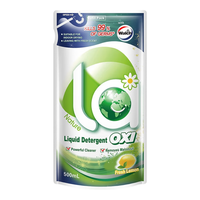 威露士（Walch） 洗衣液有氧洗手洗除菌除螨补充装 柠檬味500ml*3袋