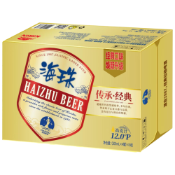 麒麟 旗下（海珠）12P拉格500*24罐啤酒 整箱装
