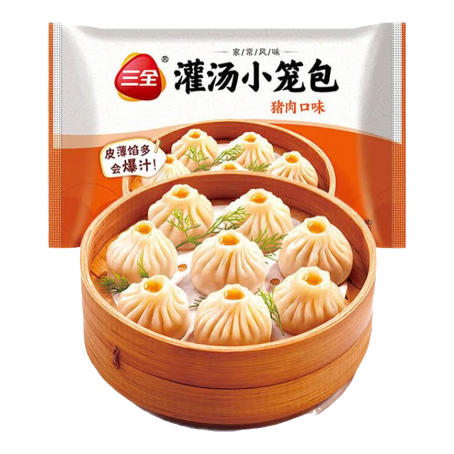 今日必买：三全 灌汤小笼包 12只 268g