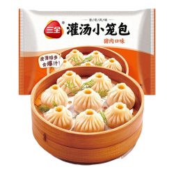 三全 灌汤小笼包 12只 268g