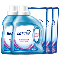 蓝月亮 深层洁净洗衣液 薰衣草香 1kg*2瓶+500g*3袋 高效除螨 强效去污