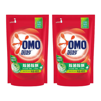 OMO 奥妙 除菌除螨洗衣液 480g*2袋 桉树艾草香
