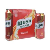 WUSU 乌苏啤酒 红乌苏啤酒 500ml*3听