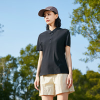 海派浩宇 Haipai Haoyu 女士短袖POLO衫 休闲运动冰丝速干翻领上衣