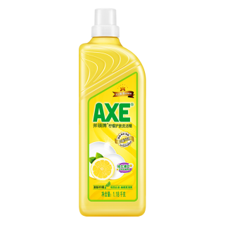 AXE 护肤洗洁精厨房餐具洗碗液去油污不伤手清洗剂食品级果蔬洗涤灵 柠檬补充装