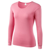 A&B ab内衣女士纯棉圆领半高领打底单件上衣单裤T008/T660/T668