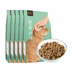 网易严选 猫主粮宠爱相伴全价成幼猫粮2kg*5袋深海原野鱼冻干双拼
