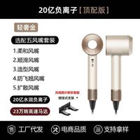 中性 NEUTRAL 高速吹风机北负离子大风力家用宿舍发廊电吹风筒 轻奢金 无风嘴国标1.8米（双插）