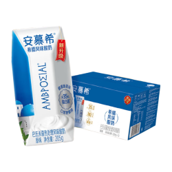 安慕希 伊利安慕希经典钻常温早餐风味酸牛奶 原味205gx10盒x2箱 4月底