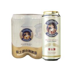 爱士堡 小麦啤酒500ml*4听德国进口啤酒
