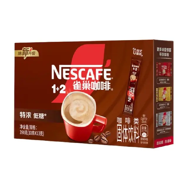 Nestlé 雀巢 1+2 特浓 低糖即溶咖啡 意式浓醇