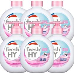 威露士 清可新抑菌洗手液樱花525ml*3+525ml*3补充装大瓶抑菌消毒替换装
