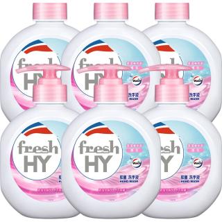 移动端、京东百亿补贴：威露士 清可新抑菌洗手液樱花525mlx6大瓶 泡沫丰富保湿带补充装