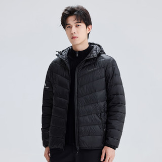 拓路者雪狐金标P棉棉服轻薄休闲连帽上衣男士秋冬拒水户外外套 黑色 |轻暖抗湿冷|拒水透气 3XL