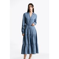 asos TOMMY HILFIGER 女装 钱布里半身裙 T22F6TDR041WT2