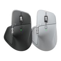 罗技 logitech 大师系列 MX Master 4 高性能无线蓝牙鼠标  办公鼠标 静音鼠标  升级款 石墨黑 带无线接收器