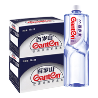 百岁山 饮用天然矿泉水 1L*15瓶*2箱
