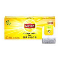 Lipton/立顿 红茶 茶叶 盒装50g25包