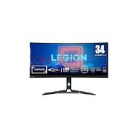 联想拯救者34英寸4K曲面Mini LED 165Hz Type-C 10bit HDR1000 RJ45 人体工学支架电竞显示器 Y34w-30 3440*1440
