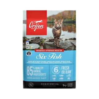 淘金币463.6：Orijen 渴望 六种鱼系列 无谷全价猫粮5.4kg