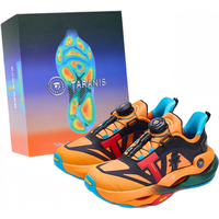 泰兰尼斯稳跑鞋25秋儿童科技碳板运动鞋Vibram防滑男女童跑步鞋篮球鞋 熔岩橙 Vibram防滑大底 35 内长22.5cm适合脚长21.5cm