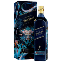 JOHNNIE WALKER 尊尼获加 蓝牌 调和 苏格兰威士忌 40%vol 1L 龙年新年特别版