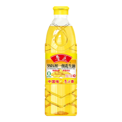 鲁花 食用油 5S压榨一级花生油750ml 物理压榨
