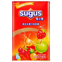 瑞士糖 水果软糖 混合口味 550g 礼盒装