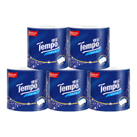 Tempo 得宝 有芯卷纸 4层*160g*5卷 天然无香