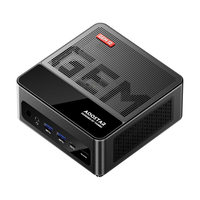 天钡 GEM12 MAX 八代锐龙版 迷你主机 黑色（锐龙R7-8745HS、核芯显卡、准系统）