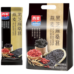 西麦 黑芝麻桑葚燕麦  501g-1kg