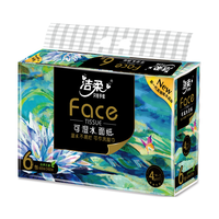 C&S 洁柔 油画系列 抽纸 4层*100抽*6包(195*133mm)