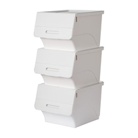 CHAHUA 茶花 2885 斜翻盖收纳箱 34L*1个