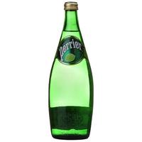 perrier 巴黎水 充气天然矿泉水 青柠味 750ml