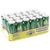 perrier 巴黎水 充气天然矿泉水 青柠味 330ml*24听
