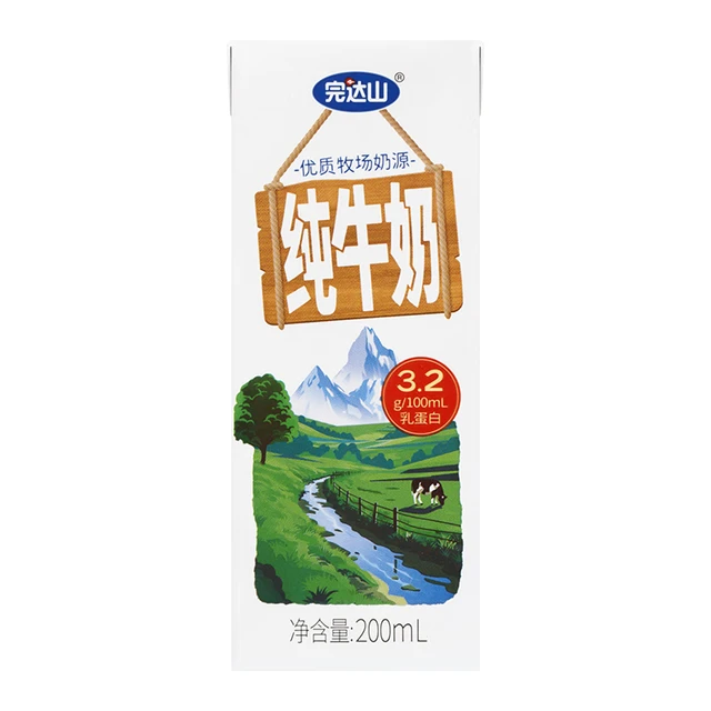完达山 3.2g蛋白质 纯牛奶