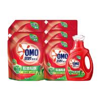 OMO 奥妙 除菌除螨洗衣液 950g+3kg*2袋+2kg*3袋 桉树艾草香