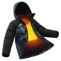 【辐照升温8度】安踏儿童热返小雪壳羽绒服三防2025冬季加厚外套