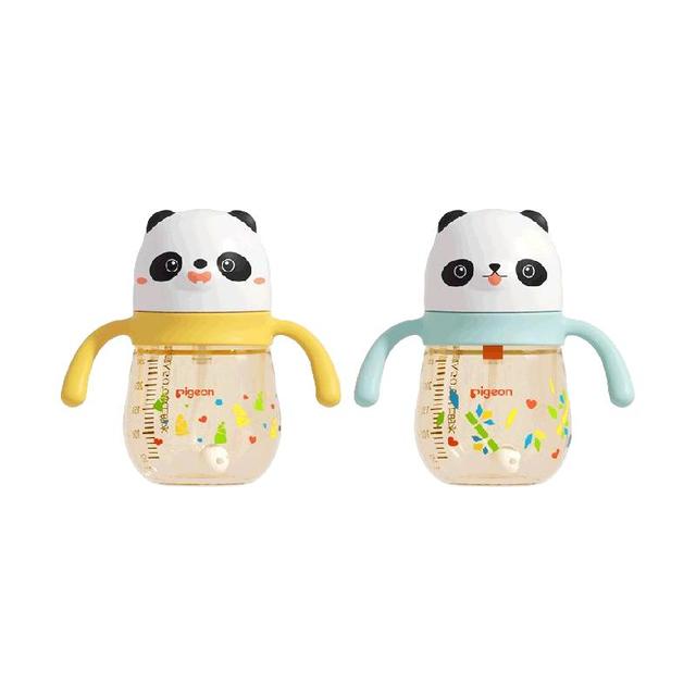 贝亲 儿童ppsu水杯重力球吸管杯300ml