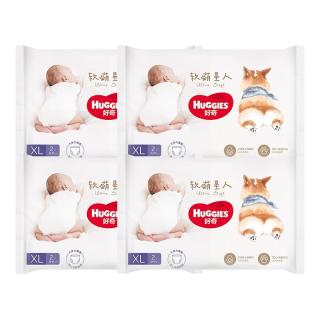 HUGGIES 好奇 软萌星人系列 拉拉裤 XL2片*4包