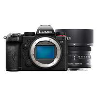 Panasonic 松下 LUMIX S5 全画幅 微单相机 黑色 45mm F2.8 DG DN 变焦镜头 单头套机