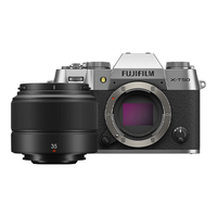 富士（FUJIFILM）X-T50 微单相机 xt50复古照相机 4020万像素 20种胶片模拟 五轴防抖 X-T50 银色 XC35mmF2镜头套装 标配