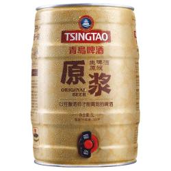 青岛啤酒 7天鲜活原浆5L*1桶