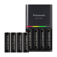 eneloop 爱乐普 3HCCA 5号镍氢充电电池 1.2V 2450mAh 8粒装 充电套装