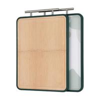 京东京造 整竹双面塑料砧板 家用加厚案板防霉剁骨菜板40.5*30.5*1.9cm 【整竹PP】40.5*30.5*1.9CM