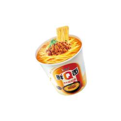 康师傅 方便面鲜Q面桶杯装泡面整箱早餐夜宵充饥速食 牛腩+担担面+海鲜面