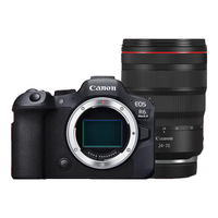 Canon 佳能 EOS R6 Mark II 全画幅 微单相机 黑色 RF24-70mm F2.8 IS 标准变焦镜头 单头套机