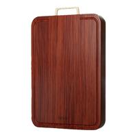 双枪（Suncha）红铁木砧板抗裂防霉菜板实木家用切菜板厨房案板40*26*3cm ❤家用超值❤防霉铁木40*28*3cm