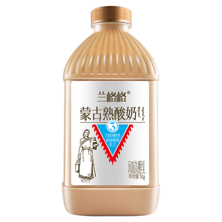 兰格格 蒙古熟酸奶 风味发酵乳 1kg